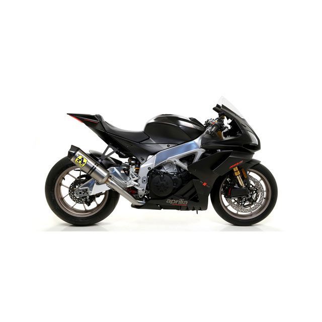 アロー Aprilia Rsv4 1100 Factory 2019- Eマーク チタン Race-Tech Exh カーボンエンドキャップ リンクパイプ オリジナルコレクター ｜ 71906PK arr_71906PK
