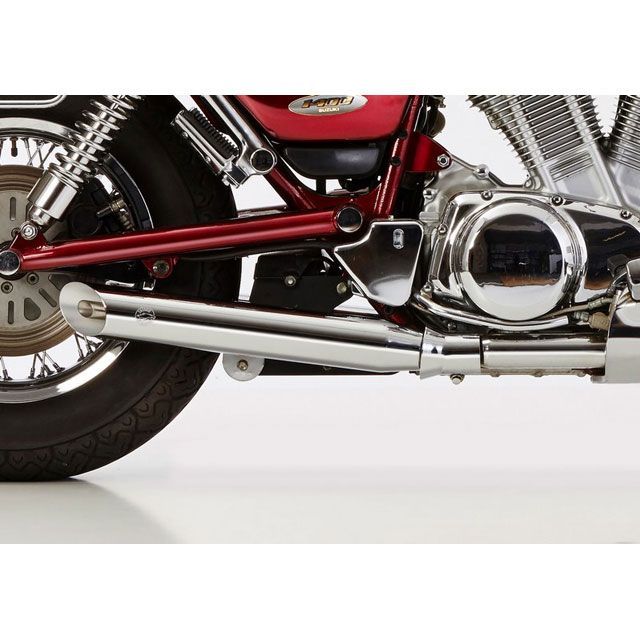 ファルコン Cromo Line 1 サイレンサー左右ペア シルバーSUZUKI VS 1400 Intruder （1987-2003） ｜ 65240432 VS 1400 Intruder fal_65240432