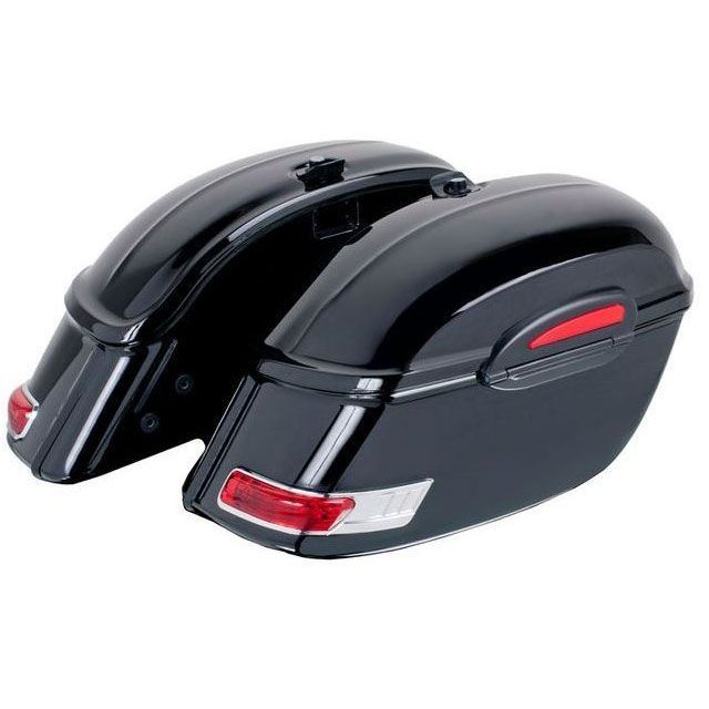 カスタムアクセス Rigid Right Saddlebags Touring Model Black ｜ AR0004N cma_AR0004N