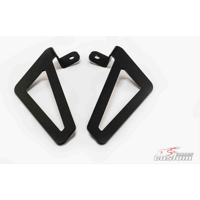 カスタムアクセス Leather Saddlebags Supports Black ｜ KF0003N cma_KF0003N