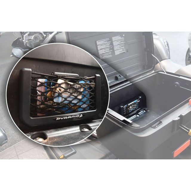 ピラミッドプラスチック Self Adhesive Storage Pocket Black （Large） ｜ 08019A Universal pyr_08019A