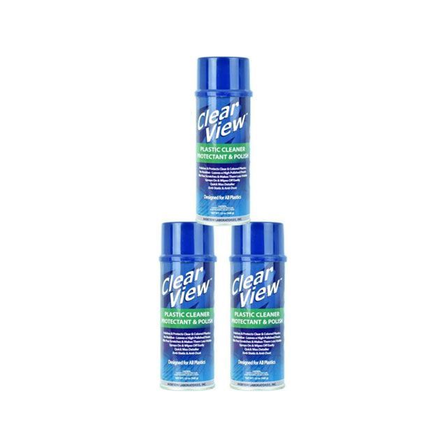 ピラミッドプラスチック Clearview Plastic Polish and Protector 12 x 13oz Cans | 08056 Universal pyr_08056|モトメガネ 店