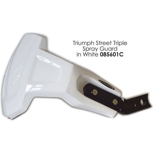 ピラミッドプラスチック Triumph Street Triple 675 Spray Guard Gloss White 2013＞2017 ｜ 085601C Street Triple 675 Street Triple 675 R pyr_08&hellip;｜モトメガネ 店
