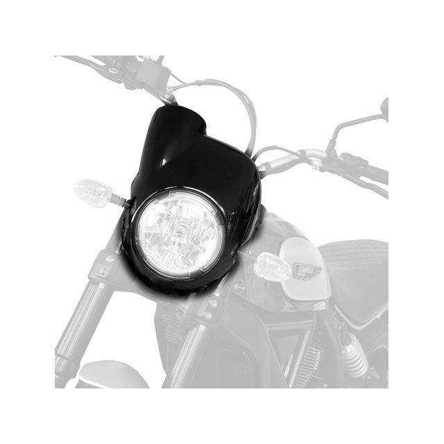 ピラミッドプラスチック Ducati Scrambler Full Throttle Gloss Black Nose Fairing 2015＞ ｜ 250000B pyr_250000B