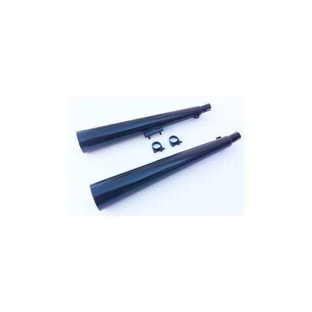 マービング デュアルマフラー Marvi ブラック - EU公道走行認可 for Suzuki GSX 400 F GSX 400 F mvg_S-2038-NC
