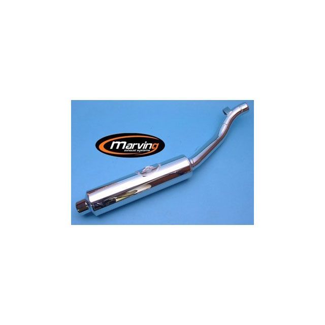マービング マフラー Cylindrical ＆Oslash； 114 クロム - EU公道走行認可 for Suzuki GSX 750 R（89-91） GSX 750 R mvg_S-2128-BC
