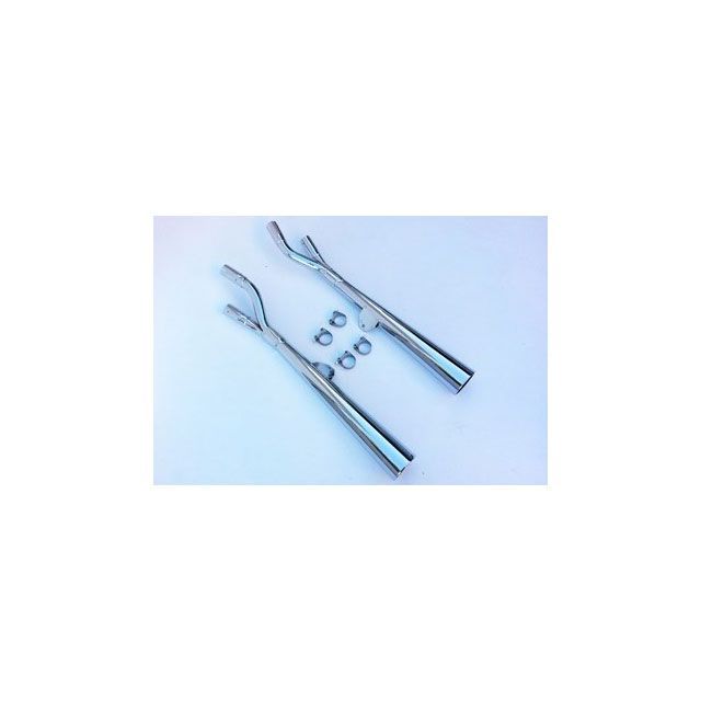 マービング デュアルマフラー Marvi クロム - EU公道走行認可 for Suzuki GS 1000（78-） GS 1000 mvg_S-2040-BC 53,001円