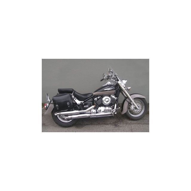 マービング フルシステム Custom Silenced クロム for Yamaha XVS 650 DRAG STAR（97-03） XVS 650 DRAG STAR mvg_Y-CTM-28-BC