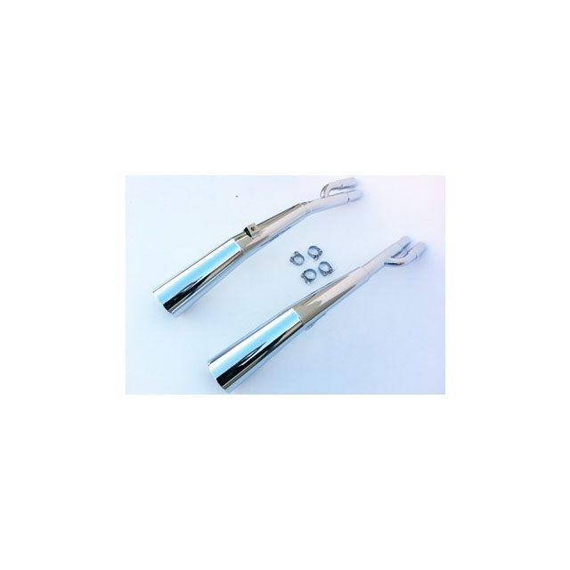 マービング デュアルマフラー Master クロム - EU公道走行認可 for Kawasaki Z 1000 ST Z 1000 ST mvg_K-2051-BC|モトメガネ 店