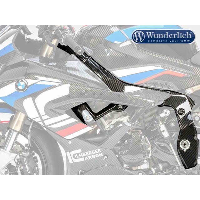 ワンダーリッヒ カーボンフレームカバー （for M frame） LH 「Large Version」 M1000RR S1000RR W35910-411｜モトメガネ 店