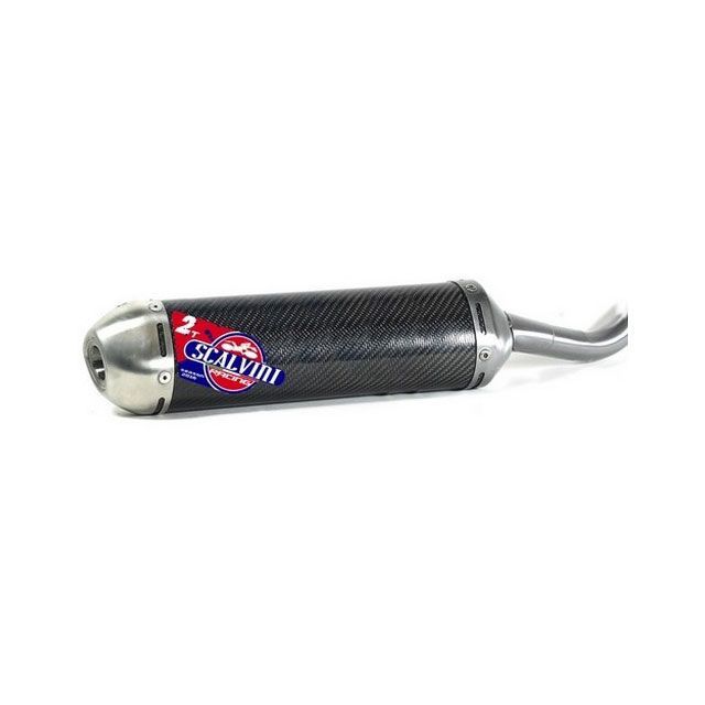 スカルビーニ サイレンサー ツーストロークエンジン （カーボンボディ INOXエンドキャップ） ｜ 002.076213 RR 250/300 sca_002-076213