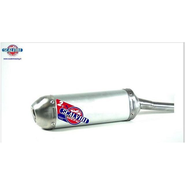 スカルビーニ スタンダード サイレンサー ツーストロークエンジン ラウンドアルミニウム オーバル 70/90 mm, INOXキャップ | 002.014131 TC 125 SX 125/150 sca_002-014131|モトメガネ 店