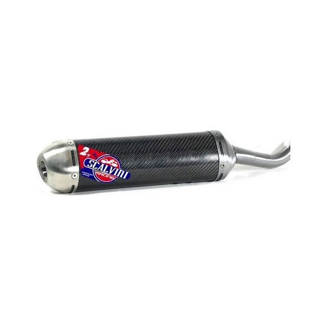 スカルビーニ サイレンサー ツーストロークエンジン （カーボンボディ INOXエンドキャップ） ｜ 002.016233 EXC 250/300 TE 250/300 sca_002-016233