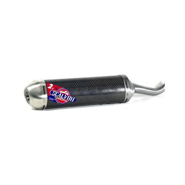 スカルビーニ サイレンサー ツーストロークエンジン (カーボンボディ INOXエンドキャップ) | 002.049013 KX 500 sca_002-049013|モトメガネ 店