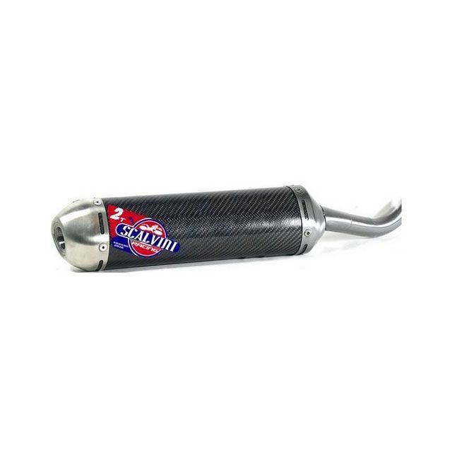 スカルビーニ サイレンサー ツーストロークエンジン （カーボンボディ INOXエンドキャップ） ｜ 002.017013 250 F-RIDE 2T sca_002-017013