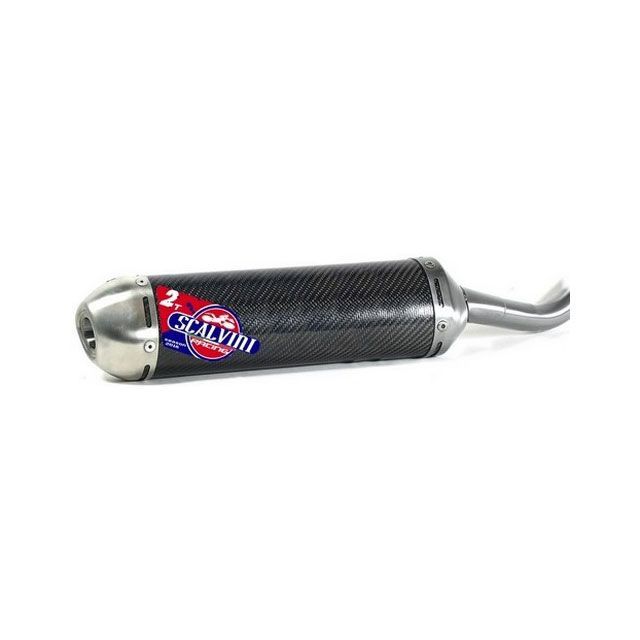 スカルビーニ サイレンサー ツーストロークエンジン （カーボンボディ INOXエンドキャップ） ｜ 002.154123 TM MX 125/144 sca_002-154123