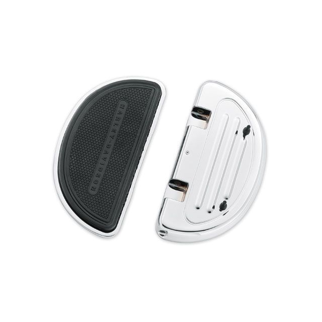 ハーレーダビッドソン Half-Moon Passenger Footboard Pans and Inserts Dyna 50807-08