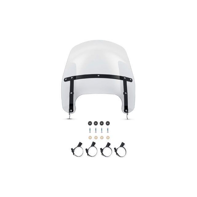 ハーレーダビッドソン Wind Splitter H-D Detachable Compact 15 in. Windshield ソフテイル 57400330