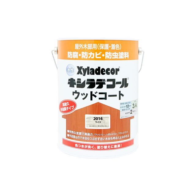カンペハピオ 水性キシラデコール ウッド ワイス 3.4L ・00097670430000
