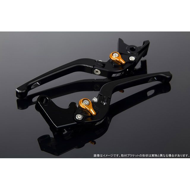 SPEEDRA アジャストレバー 3D可倒式(レバー本体カラー:マットブラック) ADV150 アジャスターカラー マットゴールド LVDM078BK-GD