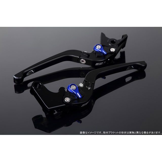 SPEEDRA アジャストレバー 3D可倒式（レバー本体カラー：マットブラック） ADV150 アジャスターカラー マットブルー LVDM078BK-BE｜モトメガネ 店