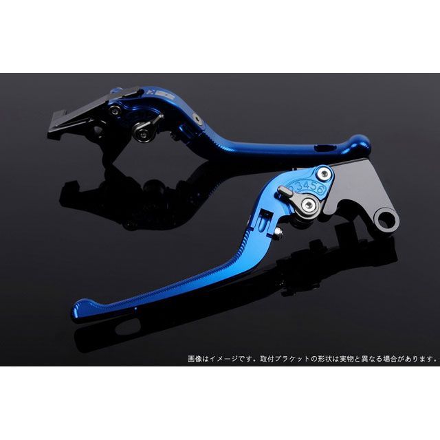 SPEEDRA アジャストレバー 3D可倒式（レバー本体カラー：ブルー） アジャスターカラー チタン LVDG079BE-TM