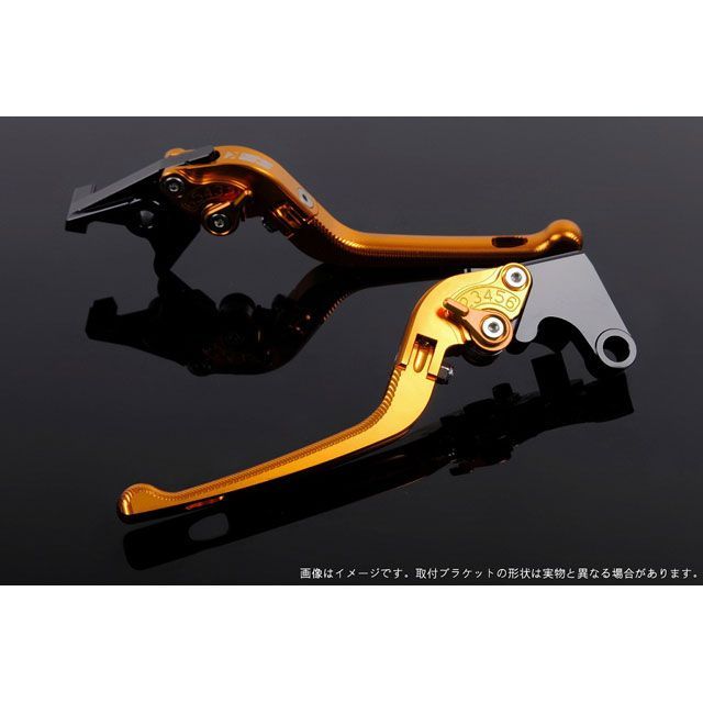 SPEEDRA アジャストレバー 3D可倒式（レバー本体カラー：ゴールド） アジャスターカラー ゴールド LVDG079GD-GD