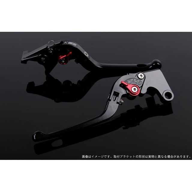 SPEEDRA アジャストレバー 3D可倒式（レバー本体カラー：グリーン） アジャスターカラー レッド LVDG079GN-RD