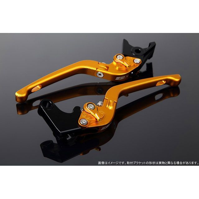 SPEEDRA アジャストレバー 3D可倒式（レバー本体カラー：マットゴールド） アジャスターカラー マットゴールド LVDM079GD-GD｜モトメガネ 店