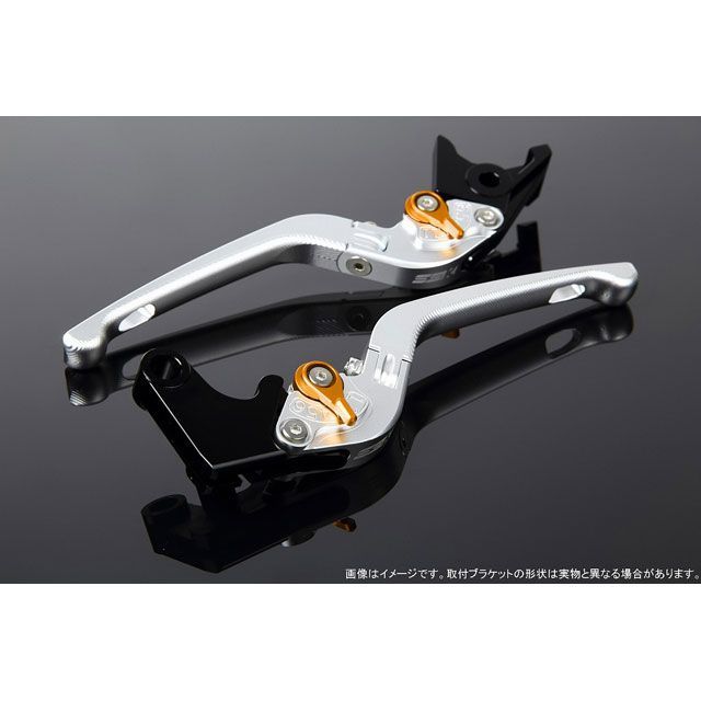 SPEEDRA アジャストレバー 3D可倒式（レバー本体カラー：マットシルバー） アジャスターカラー マットゴールド LVDM079SR-GD