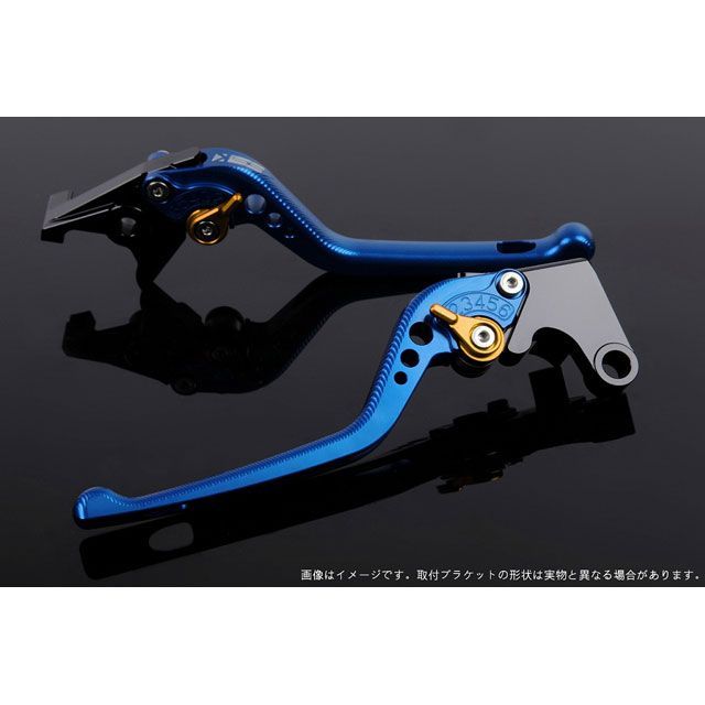 SPEEDRA スクランブラー カフェレーサー レバー アジャストレバー 3Dロング(レバー本体カラー