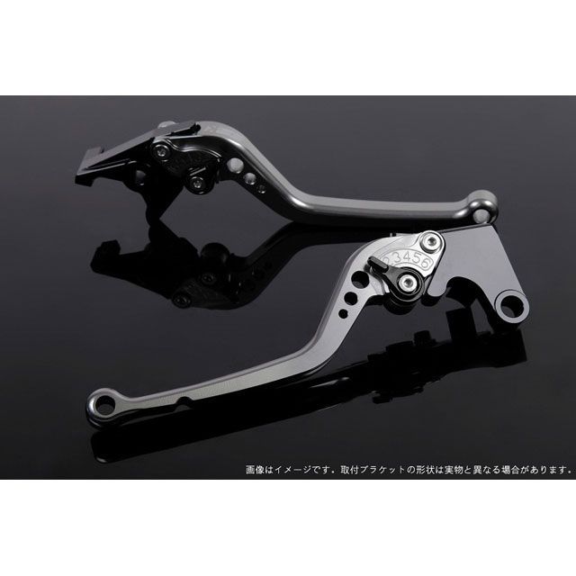 SPEEDRA アジャストレバー スタンダードロング（レバー本体カラー：チタン） XMAX アジャスターカラー ブラック LVBG081TM-BK｜モトメガネ 店 9,075円