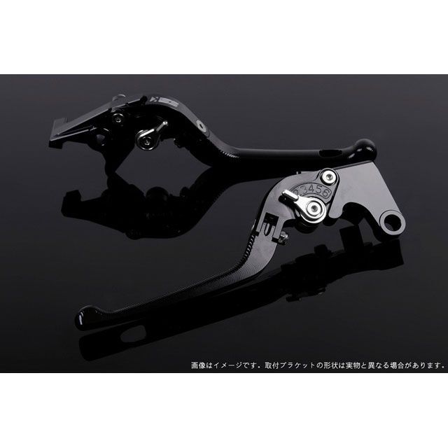 SPEEDRA アジャストレバー 3D可倒式（レバー本体カラー：グリーン） XMAX アジャスターカラー シルバー LVDG081GN-SR｜モトメガネ 店
