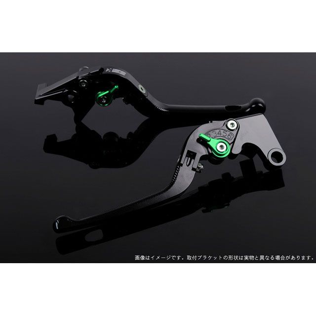 SPEEDRA アジャストレバー 3D可倒式(レバー本体カラー:グリーン) XMAX アジャスターカラー グリーン LVDG081GN-GN