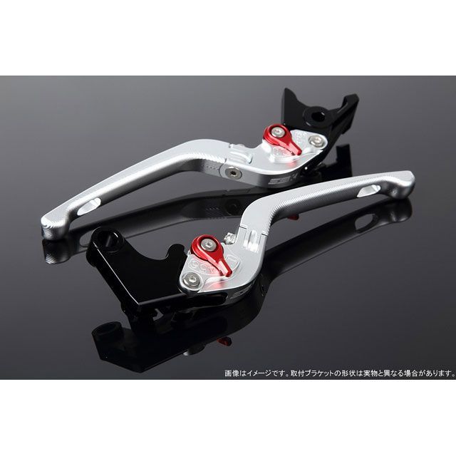 SPEEDRA アジャストレバー 3D可倒式（レバー本体カラー：マットシルバー） XMAX アジャスターカラー マットレッド LVDM081SR-RD 10,346円