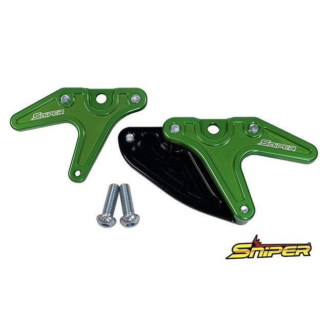 スナイパー レーシングスタンドフック 緑 スプロケットガード付 タイプA 汎用 汎用 SP0091GR