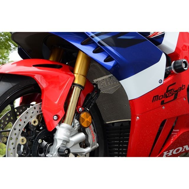アグラス ラジエターコアガード CBR1000RR-R タイプ Aタイプ（AGRASロゴ有り） 309-182-A00｜モトメガネ 店