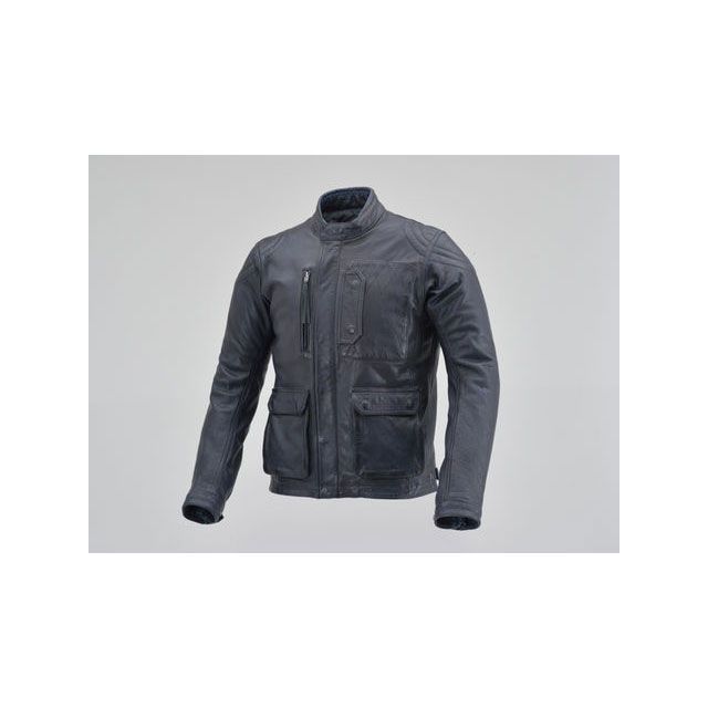 超高品質で人気の DAYTONA ジャケット DL501 スクランブラージャケット ネイビー サイズ nrsports.com.br