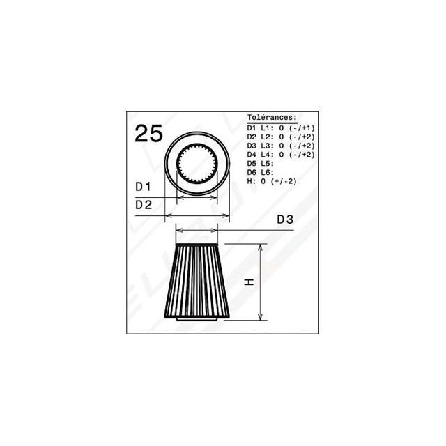 GREEN FILTER エンジン CA1.90 汎用フィルター グリーンフィルター