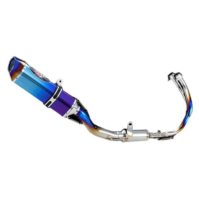 ビートジャパン NASSERT Evolution TypeII フルエキゾーストマフラー（ブルーチタン） CBR400R 0227-H83-BL