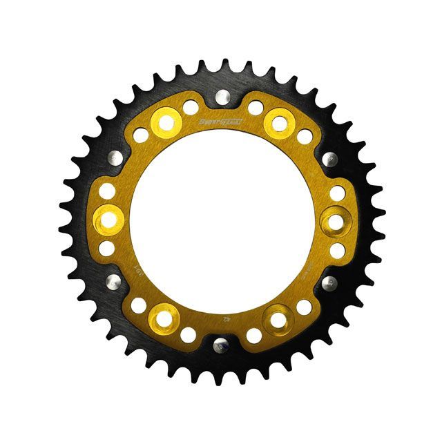 スーパースプロックス リアスプロケット STEALTH(ステルス) 301-42T(ゴールド) RST-301:42-GLD|モトメガネ 店