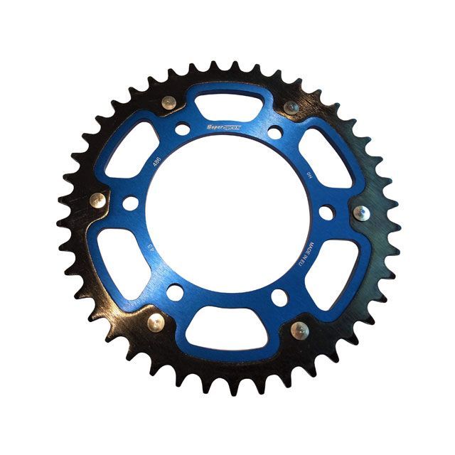 スーパースプロックス リアスプロケット STEALTH（ステルス） 486-43T（ブルー） RST-486：43-BLU