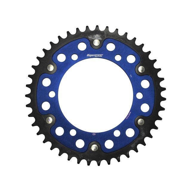 スーパースプロックス リアスプロケット STEALTH(ステルス) 498-43T(ブルー) RST-498:43-BLU|モトメガネ 店