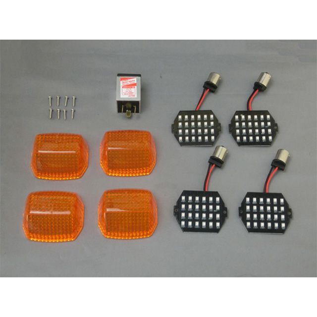 クリエイティブ・ファクトリー ポッシュ LEDシーケンシャル切替TYPE シングル球(オレンジ) GPZ900R ・483983|モトメガネ 店