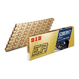 ディーアイディー 520ERV7 ZJ カシメ(ゴールド) 汎用 リンク数 122L|モトメガネ 店