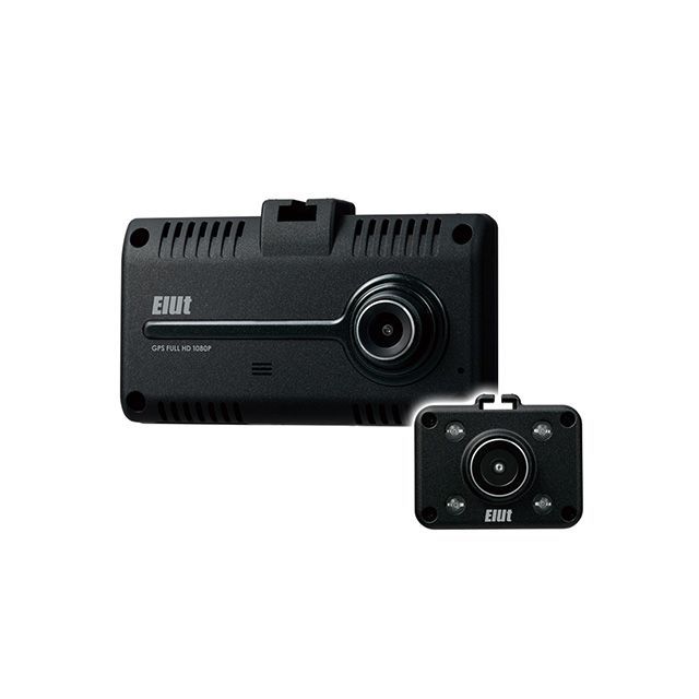 楽天市場】【駐車監視ケーブル付】AG425-DRC ELUT 前後2カメラ 前後200