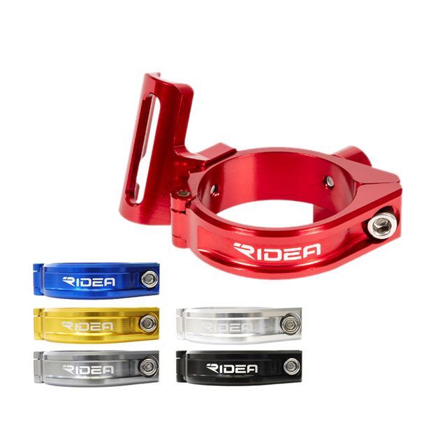 RIDEA◆高級シートクランプ◆40mm◆DAHONやBIRDY等に◆ブラック◆USED美品◆送料無料 100円クーポン有り RIDEA リデア Seat Post Clamp Q⁄R