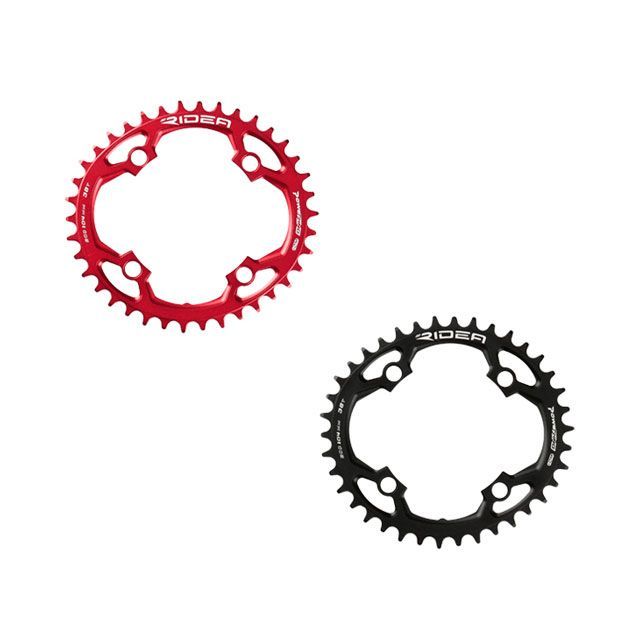 リデア（自転車） 38W2-LM4S1 Powering L W2T 4arms カラー 38T（BCD：104mm）レッド 38W2-LM4S1