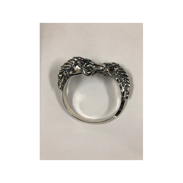 Bill Wall Leather Horse Head Bangle B542 B542