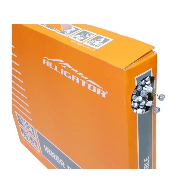 ALLIGATOR パーツ LY-BSTSK761617 ATB MTBブレーキ用インナーケーブルBOX(シルバー) アリゲーター